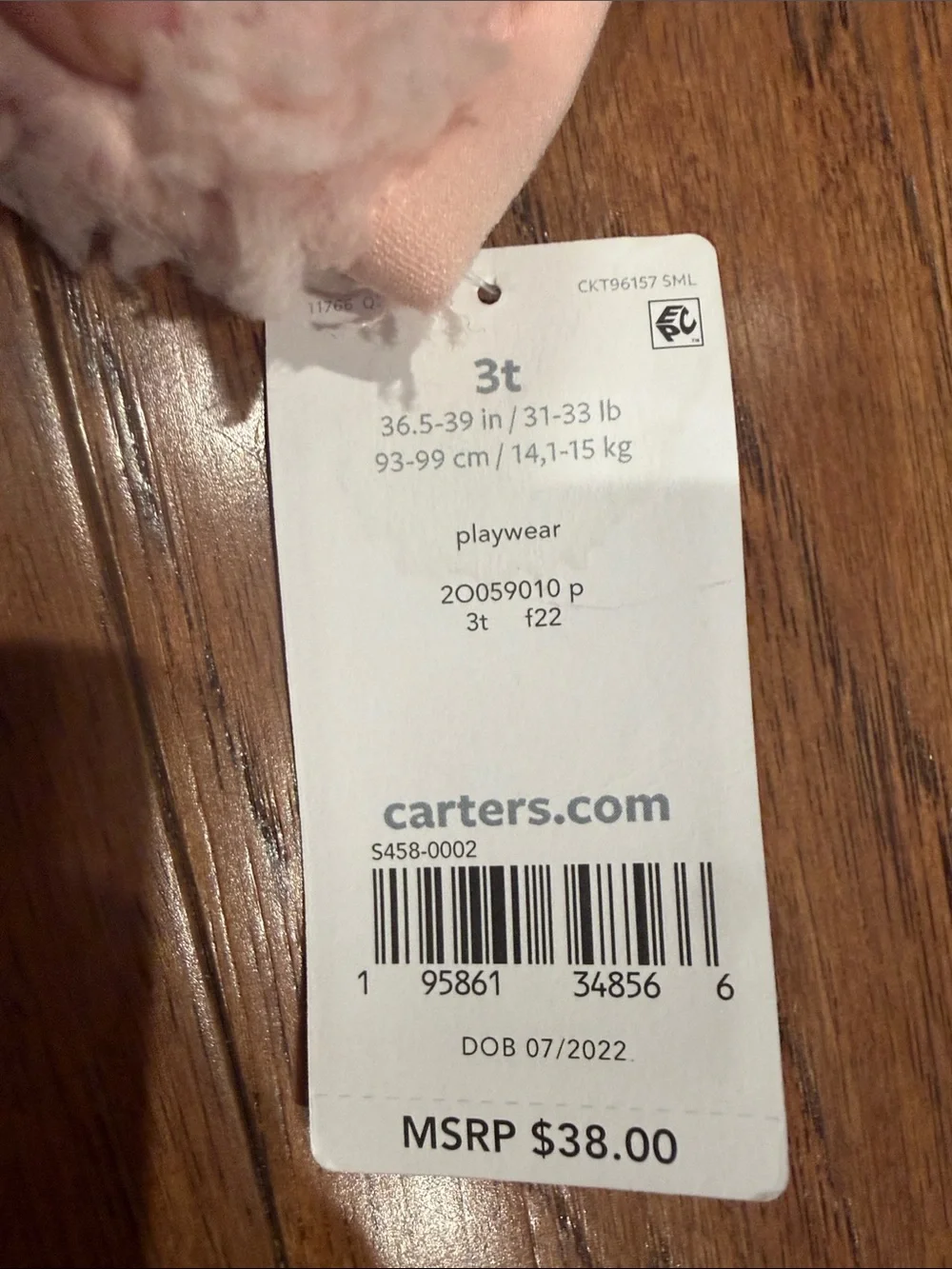 Carter's Plush Sherpa Half-Zip Pullover - Light Pink